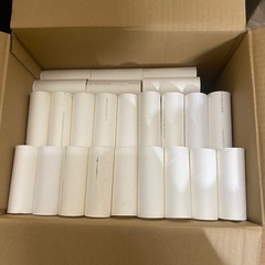 トイレットペーパーの空き芯120本 ラップの空き芯3本他の画像