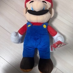 新品未使用　マリオのぬいぐるみ大　の画像