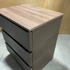 ② チェスト プラチェスト　引き出し　3段　整理タンスの画像