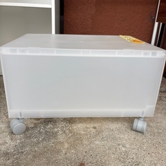 【無印】【ポリプロピレン 小物収納ケース】【キャスター付き収納】クリーニング済み【管理番号10411】町の画像