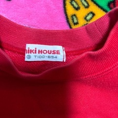 ミキハウス トレーナー 100 くま レトロの画像