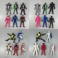 おもちゃ・玩具 キッズ 【19点セット】仮面ライダー ソフビ ジオウ リバイス ゼロワン カブト ディケイド ダブル ブレイズ セイバー【中古】の画像