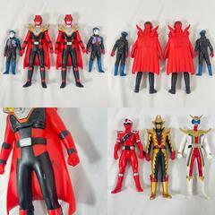おもちゃ・玩具 キッズ 【16点セット】戦隊モノ ソフビ リュウソウジャー ルパンレンジャー ゼンカイジャー パトレンジャー キラメイジャー【中古】の画像