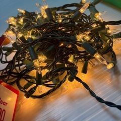 クリスマス　イルミネーションライト　暖色　３本の画像