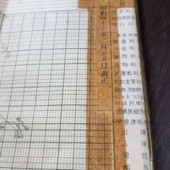 ●(中古)昭和47年  小田急電鉄株式会社  列車運行図表の画像