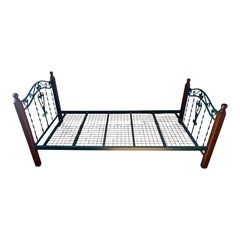 シングルベッドフレーム 鉄製 おしゃれの画像