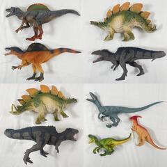 美品 ノーブランド  おもちゃ・玩具 キッズ 【16点セット】恐竜 ティラノ ギガノト スピノ プテラノドン ステゴ マジックハンド【中古】の画像