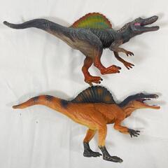 美品 ノーブランド  おもちゃ・玩具 キッズ 【16点セット】恐竜 ティラノ ギガノト スピノ プテラノドン ステゴ マジックハンド【中古】の画像