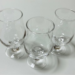 リキュールグラス(コーディアルグラス) 中古品 3個の画像