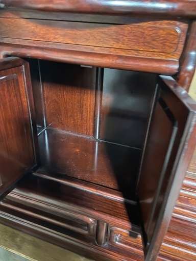 ②　茶棚　飾り棚　和家具　木製　　