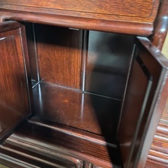 ②　茶棚　飾り棚　和家具　木製　　の画像