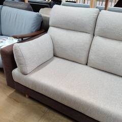 【愛品倶楽部柏店】3人掛けソファ オットマン付 幅200cmの画像