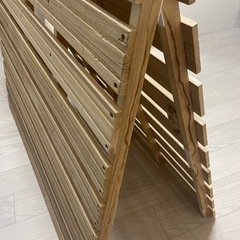 ダブル　すのこ　ベッド　の画像