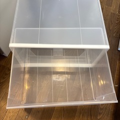 【無印】【ポリプロピレン ワイド収納ケース】【キャスター付き収納】クリーニング済み【管理番号10411】町の画像