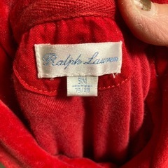 ラルフローレン 足付き ロンパース アウターの画像