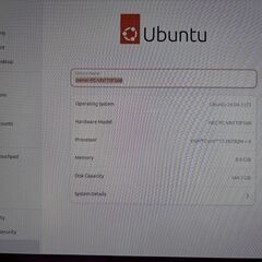 リカバリ済動作品 現状渡し Ubuntu Core-i7  メモリ8GB NEC デスクトップPCの画像
