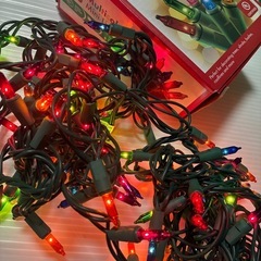 クリスマス　イルミネーションライト　２本　カラーの画像