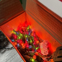 クリスマス　イルミネーションライト　２本　カラーの画像