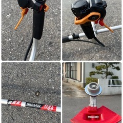 肩掛け式　草刈機　草刈り機　刈払い機　刈払機　丸山　マルヤマ　MARUYAMA GKB 2402 超軽量　元気印　美品の画像