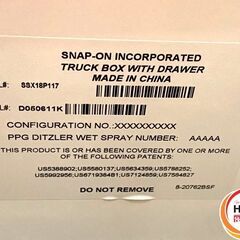 【久留米】【引き取り限定】【保管未使用品】Snap-on スナップオン SSX18P117 バン型 シートクリーパー 工具箱 耐荷重:200kg キャスター:4輪スイベル 限定生産品 ◆本体サイズ:W595×D423×H450mm ◆引き出し2段:W282×D443×H90mmの画像