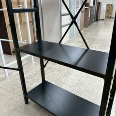 ★リユースのサカイ高崎店★TJ13235  デスク 黒 H122×D52×W115 クリーニング済みの画像