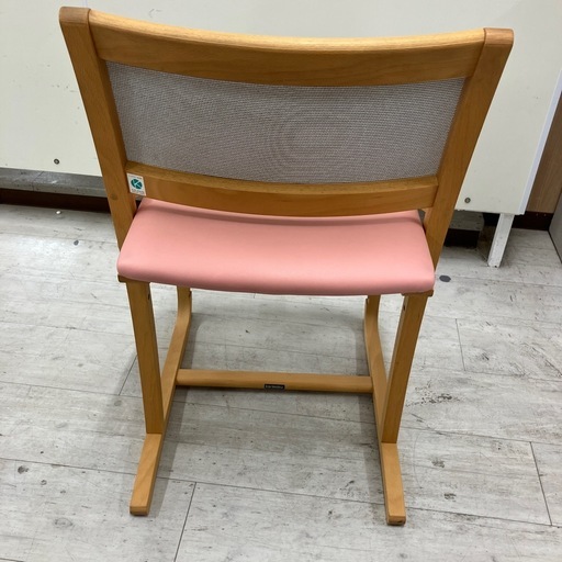 karimoku 学習椅子　ピンク【トレファク堺福田店】