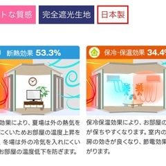早い者勝ち！遮光カーテン　ベージュ　200×100cm 2枚の画像