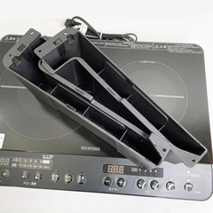 中古美品☆IRIS OHYAMA 2口IHコンロ IHK-W13S 23年製の画像