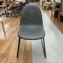 S255 ⭐ ダイニングチェア リビングチェア グレー おしゃれ USEDの画像