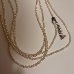 淡水パール　ロングネックレスの画像