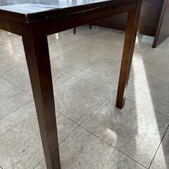 ★リユースのサカイ高崎店★TJ13243  テーブル 茶 H74×D70×W110 クリーニング済みの画像