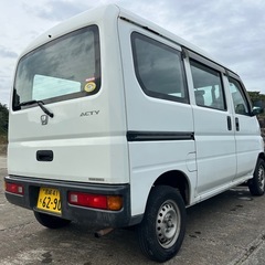 HONDA アクティバン　MT車　ミッドシップ　5速　パワステ　両側スライドドア　ABS 集中ドアロック　ミッドシップ　ハッチバック ハコバン バン　アクティ　貨物　宮崎の画像