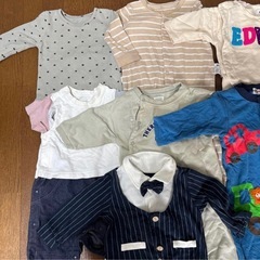 EDWIN GU ユニクロ　春秋冬ロンパースまとめ売り8点の画像