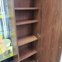 J1748【リユースのサカイ柏店】エア・リゾーム　ミラー付きラック　SRICK　スリック　ブラウン　クリーニング済　参考価格17,580円の画像