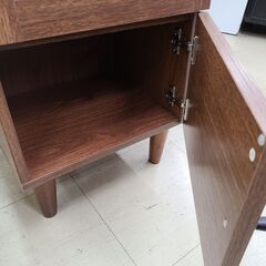 J1748【リユースのサカイ柏店】エア・リゾーム　ミラー付きラック　SRICK　スリック　ブラウン　クリーニング済　参考価格17,580円の画像