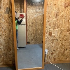 【中古】¥6800 大型姿見　スタンドタイプ　高さ160cm【I...
