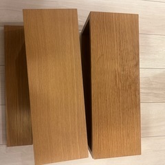 早い者勝ち【お得】無印良品 壁に付けられる家具 3点セット 箱44cm 長押の画像
