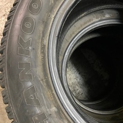 ハンコック　マカロニピン　スパイクタイヤ　195/65R15 これからの季節にの画像