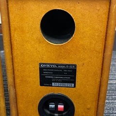 ONKYO D-02A ブックシェルフスピーカー　吸音材入換済み ペア オンキョーの画像