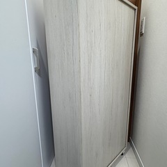 ニトリ　本棚　ホワイトウッドの画像