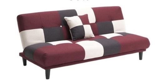 商談中【新品未使用】ハイ／ロー兼用ソファーベット　３人掛け180㎝