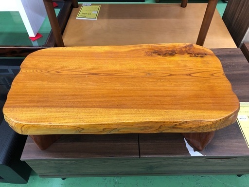 【ドリーム川西店御来店限定】☆ジモティー見たよ♪割引☆  天然木 テーブル  クリーニング済み 【99560000035124】