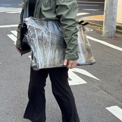 ガラスサイドテーブルの画像