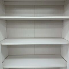 ★リユースのサカイ高崎店★TJ13248 イケア 食器棚 白 H198×D37×W89 クリーニング済みの画像