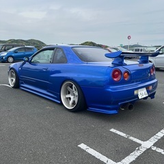 ER34 クーペ　5MT ターボ　車体　エアサス　リアフェンダースムージングの画像