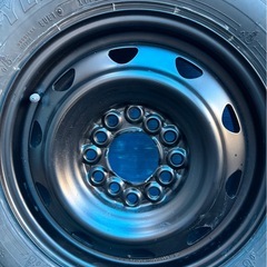 鉄ホイールマルチPCD100 145/80R13(21年製)の画像