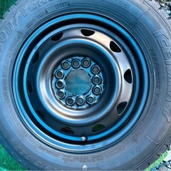 鉄ホイールマルチPCD100 145/80R13(21年製)の画像