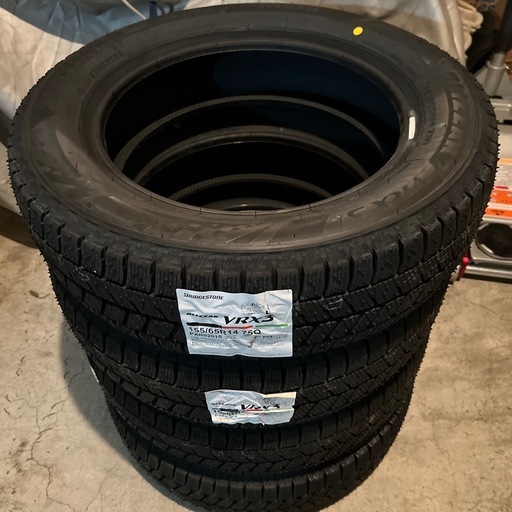 新品BS ブリザックVRX3 155/65R14