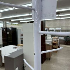 ★リユースのサカイ高崎店★TJ13249  洋服掛け 白 H174×D31×W31 クリーニング済みの画像