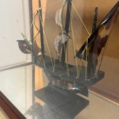 鼈甲 模型船 本べっ甲製の画像